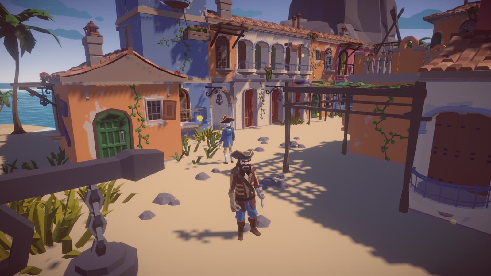 Walking through a colonial harbour town
